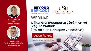 Webnar: Dijital Ürün Pasaportu Çözümleri ve Regülasyonlar ( Tekstil, Geri Dönüşü