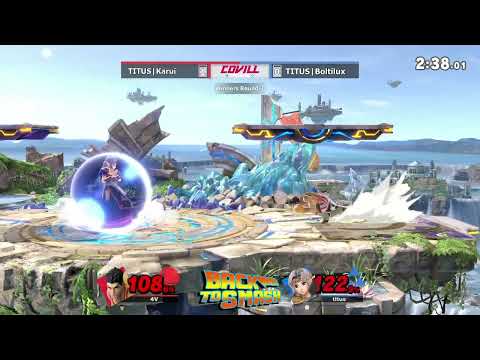 Back to Smash Winners Round 3 - TITUS|Boltilux(Zelda) Vs. TITUS|Karui(Little Mac)