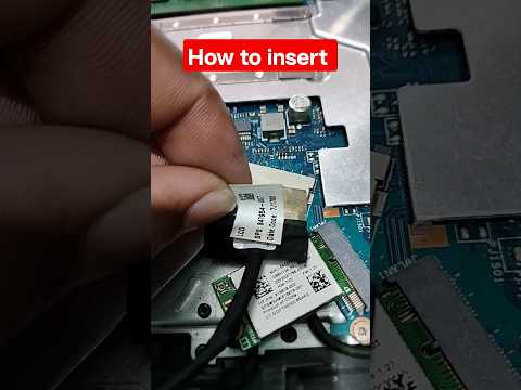 How to Insert Laptop Display Cable to Display Connector#macnitesh #laptop #display