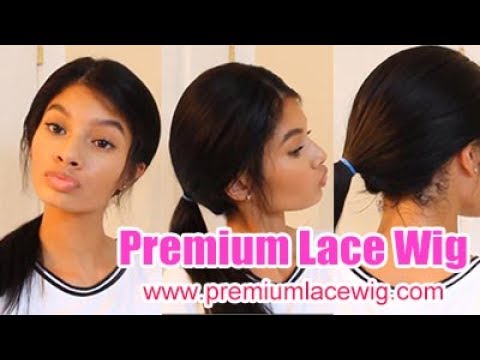 Straight 360 Lace Wigs Brazilian Hair 130% Density 20inch