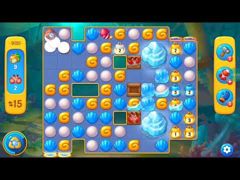 Fishdom Easy Level 9181 (with full seashell) @choraelmin
