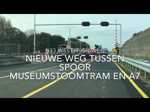 Nieuwe weg tussen spoor Museumstoomtram en A7