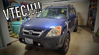 Honda CRV  Vtec and Steering Pump Replacement!!!