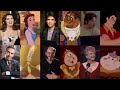 Beauty And The Beast Voice Actors Behind The Scenes Side By Side Comparison