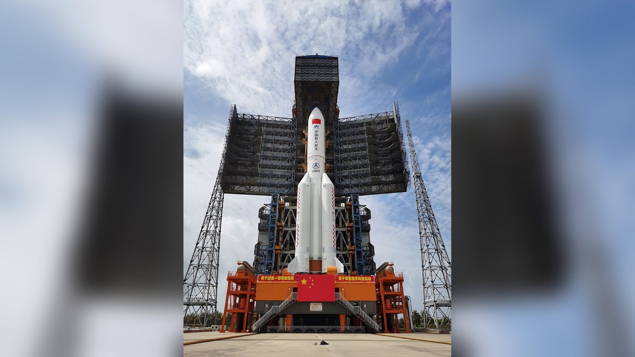 Chinas Long March-5B rocket launched from Wenchang