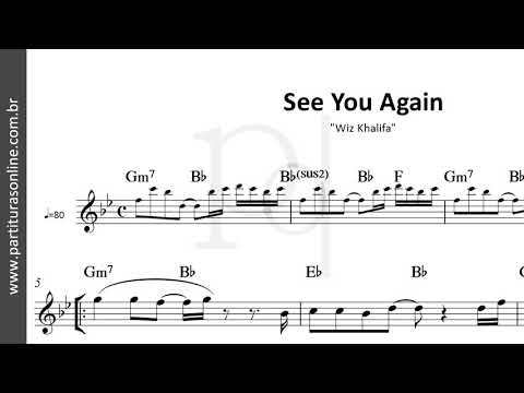 See You Again ♪ Wiz Khalifa & Charlie Puth  | Partitura