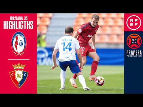 Resumen #PrimeraFederación | CF Rayo Majadahonda 2-2 CA Osasuna B | Jornada 35, Grupo 1