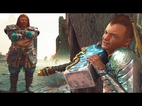 Thor Doesn't Forgive Atreus For Killing His Son Modi - God Of War Ragnarok PS5 2022