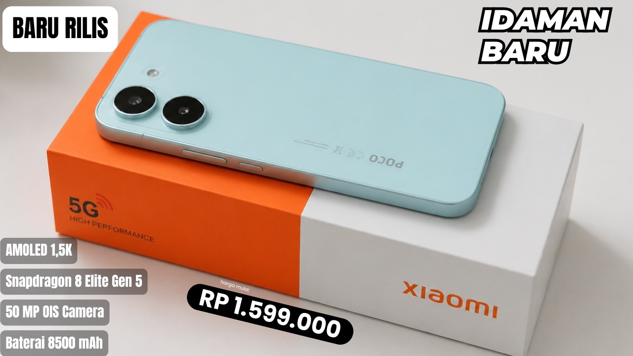 BARU RESMI DIRILIS‼️RAM 12/512GB, 8500MAH - HP XIAOMI TERBARU MEI 2026