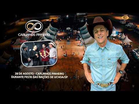 Carlinhos Pinheiro durante Festa das Nações de Uchoa/SP 2026