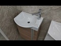 Купить ROYO 122913 Elegance Комплект 45 * 25 см зеркало, раковина, тумба Цвет Орех (коричневый, деревянный) в Киеве vannaja.kiev.ua