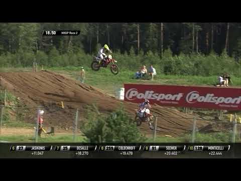 Cairoli passes Prado - MX2 Race 2 - MXGP of Kegums 2020