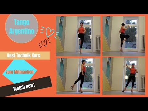 ♥TANGO Frauentechnik online Resumen/Spielbein/Dissoziation/Verzierungen - TANGO ♥ MÜNCHEN #zuhause