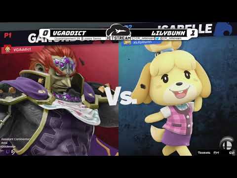 Quarantainment 29 Losers Semis - VGAddict (Gannon) Vs. Lilybunn (Isabelle) Smash Ultimate - SSBU