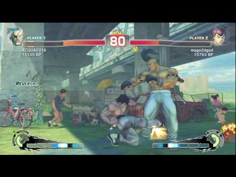 SSF4 - ACQUA (Sagat) VS. Mago (Fei Long)