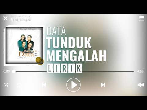 Data - Tunduk Mengalah [Lirik]