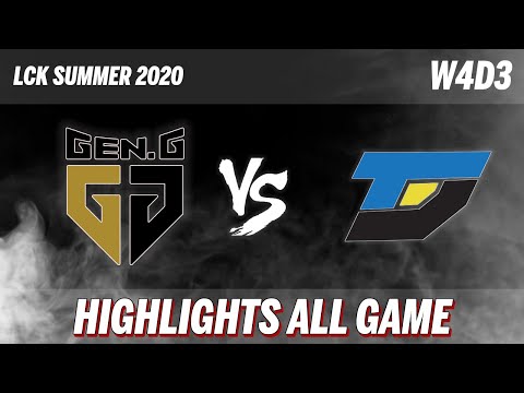 HIGHLIGHT ALL GAME | DYN vs GEN | LCK MÙA HÈ 2020 | W4D3