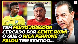 VINI JR vs RICA PERRONE? FLÁVIO PRADO ABRE O JOGO SOBRE AGENTES E EMPRESÁRIOS DE JOGADORES