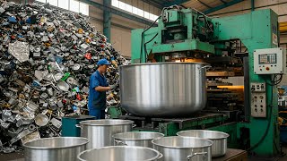 Incredible Process of Recycling Aluminum Scrap Into New Largest Alumin