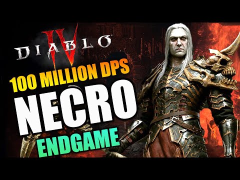 The BEST Diablo 4 Build | Perfected Necromancer End Game Build - Melt Elites! 25K Attack Power Build
