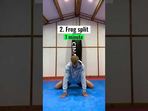 Stretch routine for higher kicks☑️ #shorts