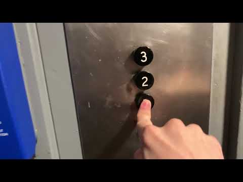 AWESOME!! 1969 OTIS Black Button Bottom Driver Traction Freight Elevator at the Sunriver Resort