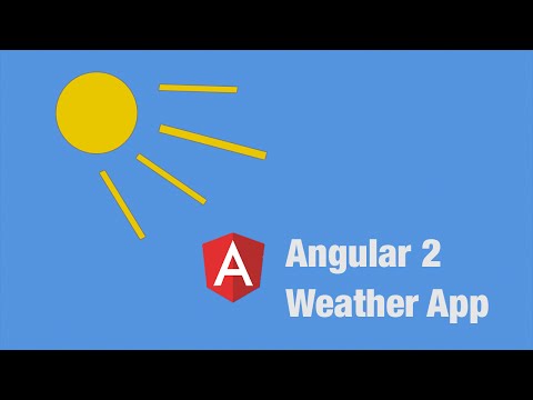 Angular 2 Full App Tutorial Weather App 3 Create first Components