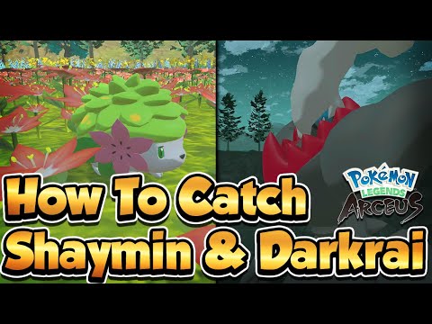 How To Catch Shaymin and Darkrai in Pokémon Legends Arceus!