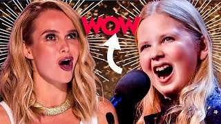 Little Girl with BIG Voice Gets The GOLDEN BUZZER!