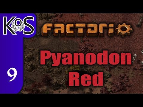 Factorio Pyanodon Red Ep 9: CHAIN REACTION SHORTAGE - 0.16 - Gameplay, Let's Play