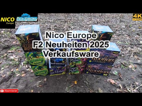 Nico Europe / F2 Neuheiten 2025 (Björn's Pyro-Stübchens Vorschiessen)