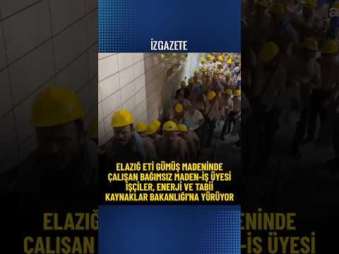Bağımsız Maden-İş üyesi işçiler, Enerji ve Tabii Kaynaklar Bakanlığı'na yürüyor #madencilik