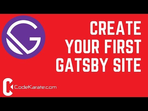 Creating your first Gatsby Site - Daily Dose of Gatsby Episode 1