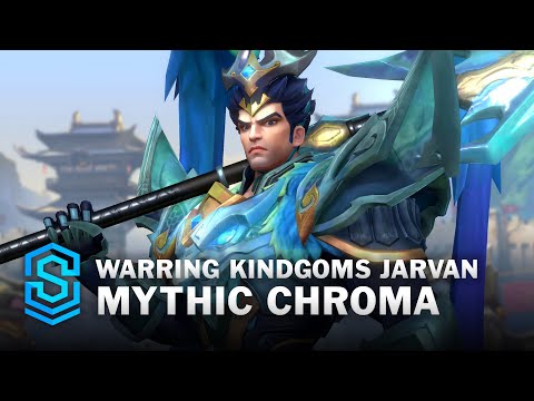 Warring Kingdoms Jarvan Mythic Chroma Wild Rift Skin Spotlight