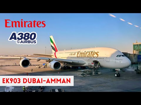 EMIRATES AIRBUS A380 • DUBAI TO AMMAN • ECONOMY CLASS • TRIPREPORT