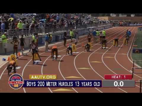 Suavevion's 13yr Old Boys - 200m Hurdle Finals