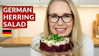 Fancy German Herring Salad with Beetroot - German Christmas Starter