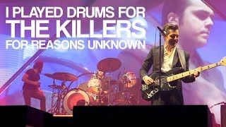THE KILLERS: FAN PLAYING DRUMS - Toronto 01/05/18 - For Reasons Unknown