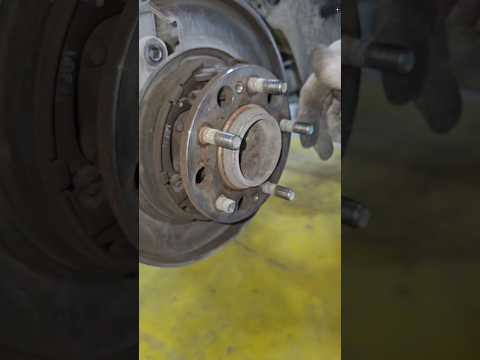 How to Install a New Wheel Stud Without Taking Everything Apart #WheelStudReplacement #CarHack