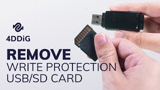 [THE DISK IS WRITE PROTECTED] How to Enable/Remove Write Protection from USB or SD Card - 3 Methods