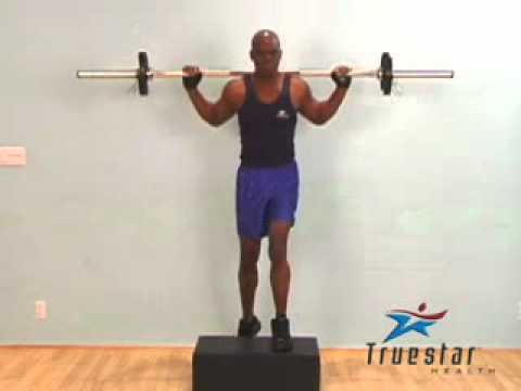 Bench Step (barbell) Adult Male