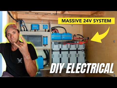 DIY Camper Van Electrical Install // START TO FINISH 24V // BATTLE BORN BATTERIES X EXPLORIST.LIFE