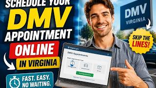 How to schedule a DMV appointment online in Virginia