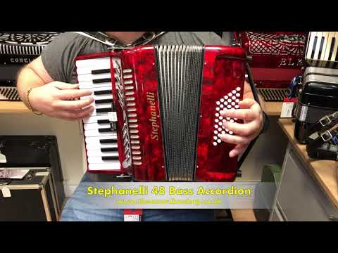 Stephanelli 48 Bass Accordion
