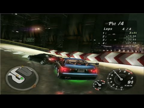 Need For Speed Underground 2: Walkthrough #53 - Parkade Track 1 [Street X] (Stage 3)