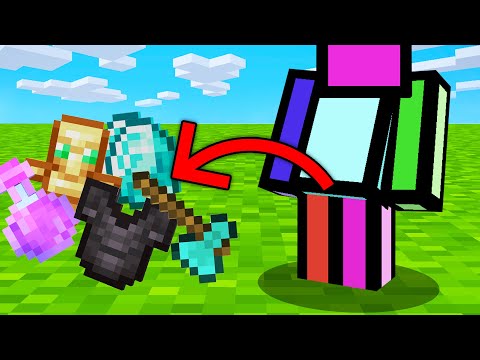 Minecraft BUT Crouch = Spawn OP Items...