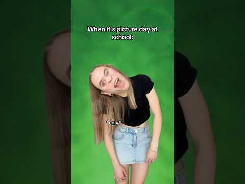 When it's picture day at school #comedy #pov #skit #relatable