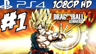 Dragon Ball XenoVerse Walkthrough Part 1 Gameplay PS4 Let's Play Playthrough Review 1080p HD