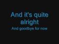 Sum 41 - So long goodbye [with lyrics] 