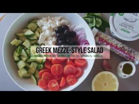 Easy Greek Mezze Salad | Jar Salads
